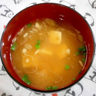 豆腐・みょうがの味噌汁